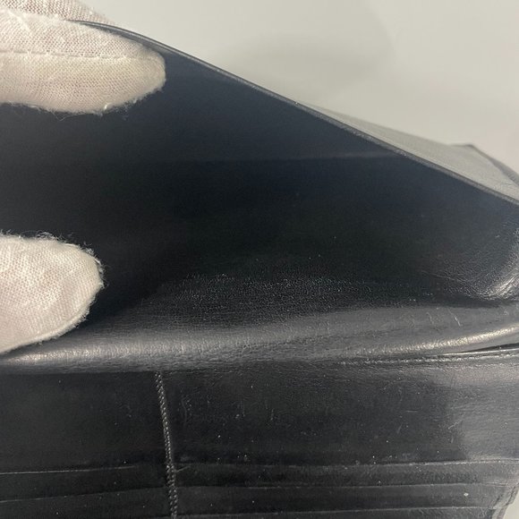 Vintage Coach Bi-fold All-Leather Long Wallet W/Checkbook Cover - Picture 12 of 14